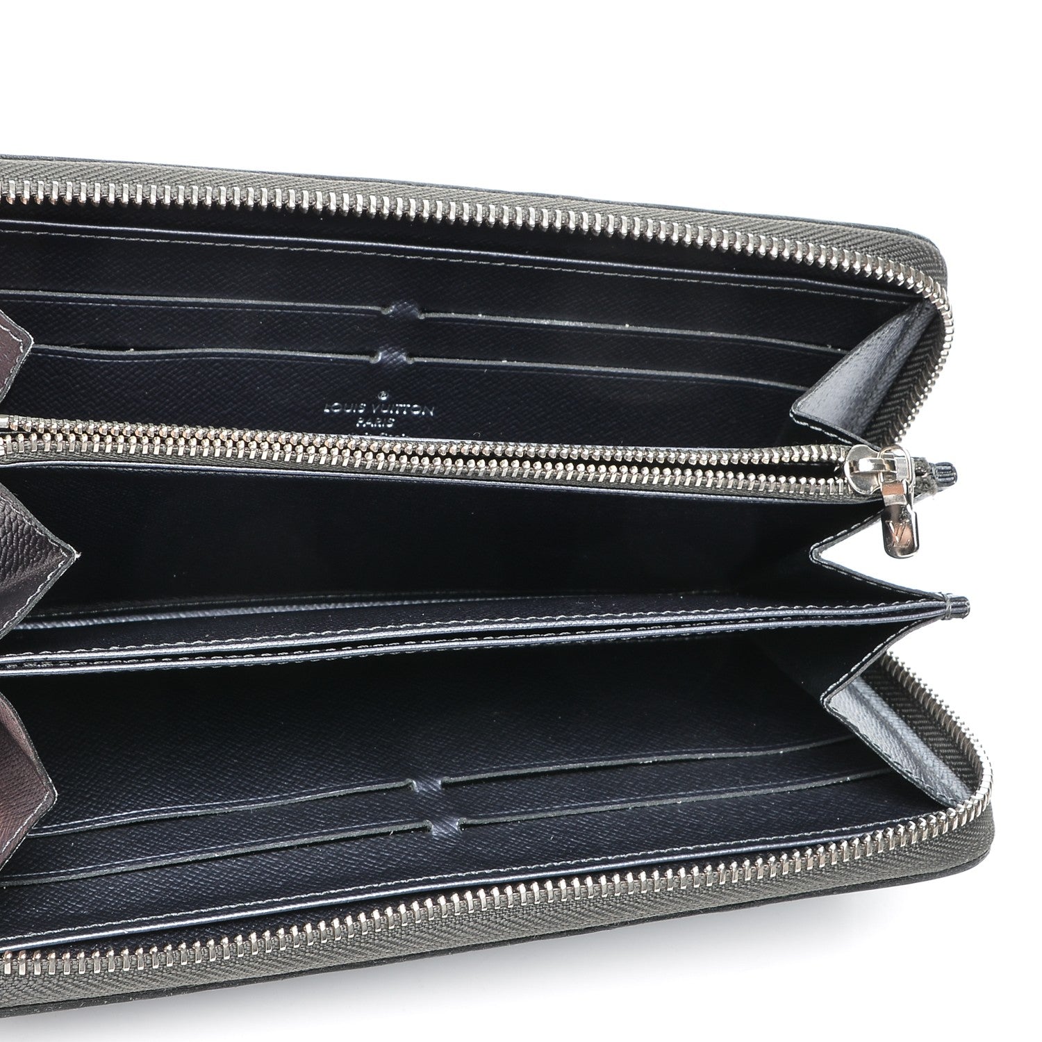 Louis Vuitton Epi Zippy Wallet Anthracite Nacre 5 of 7