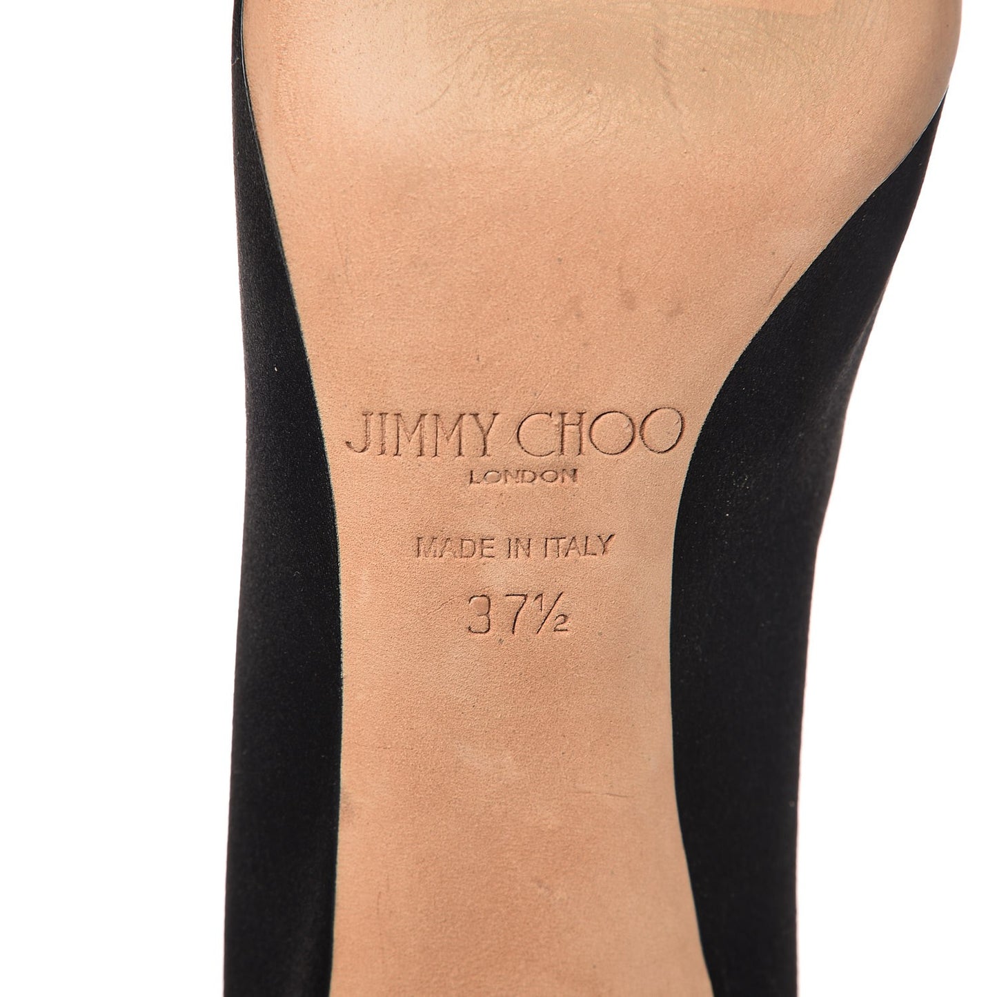 Satin Crystal Mamey 85 Pumps 37.5 Black