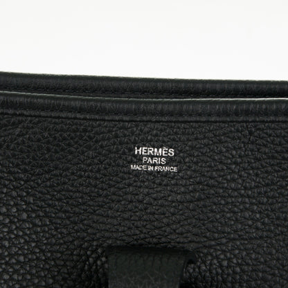 Hermes Taurillon Clemence Evelyne III GM Black 8 of 8