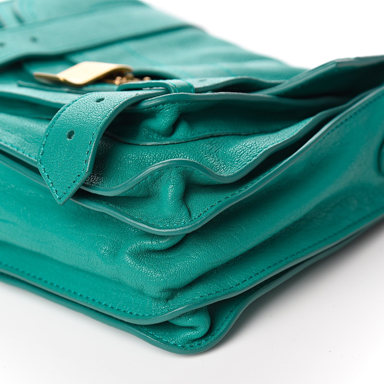 Proenza Schouler Lambskin PS1 Mini Pouch Messenger Bag Aqua 9 of 9
