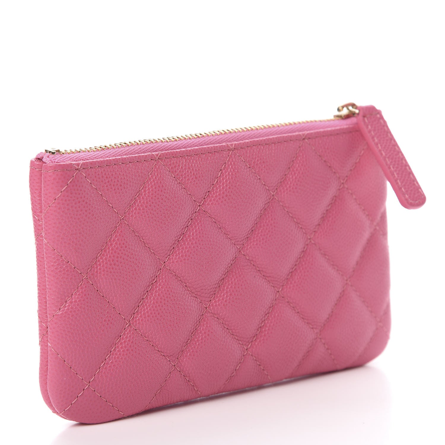 Chanel Caviar Quilted Small Cosmetic Case Pink 3 of 9