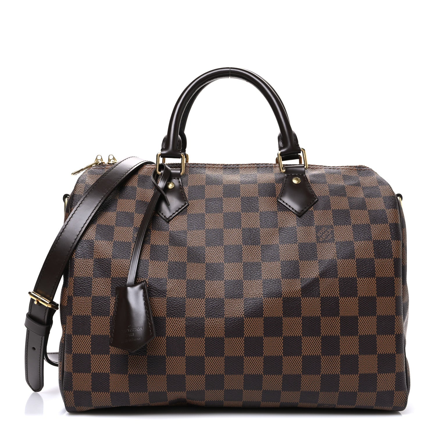 Louis Vuitton Damier Ebene Speedy Bandouliere 30 1 of 10