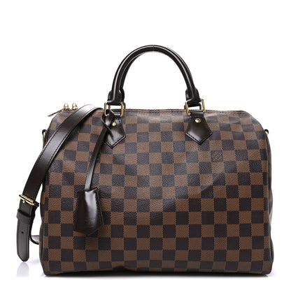 Louis Vuitton Damier Ebene Speedy Bandouliere 30 1 of 10