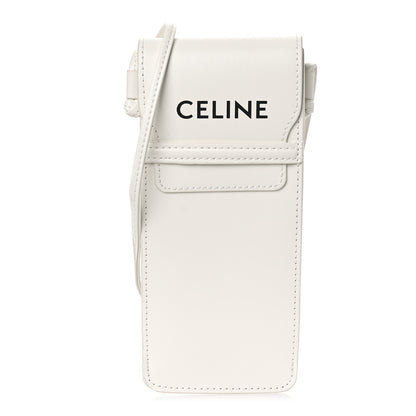 Celine Smooth Calfskin Sunglasses Pouch White 1 of 8