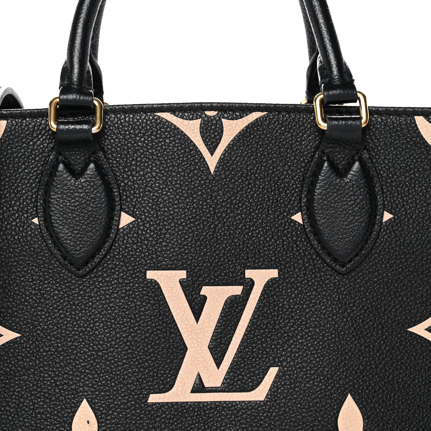 Louis Vuitton Empreinte Monogram Giant Onthego PM Black Beige 7 of 10