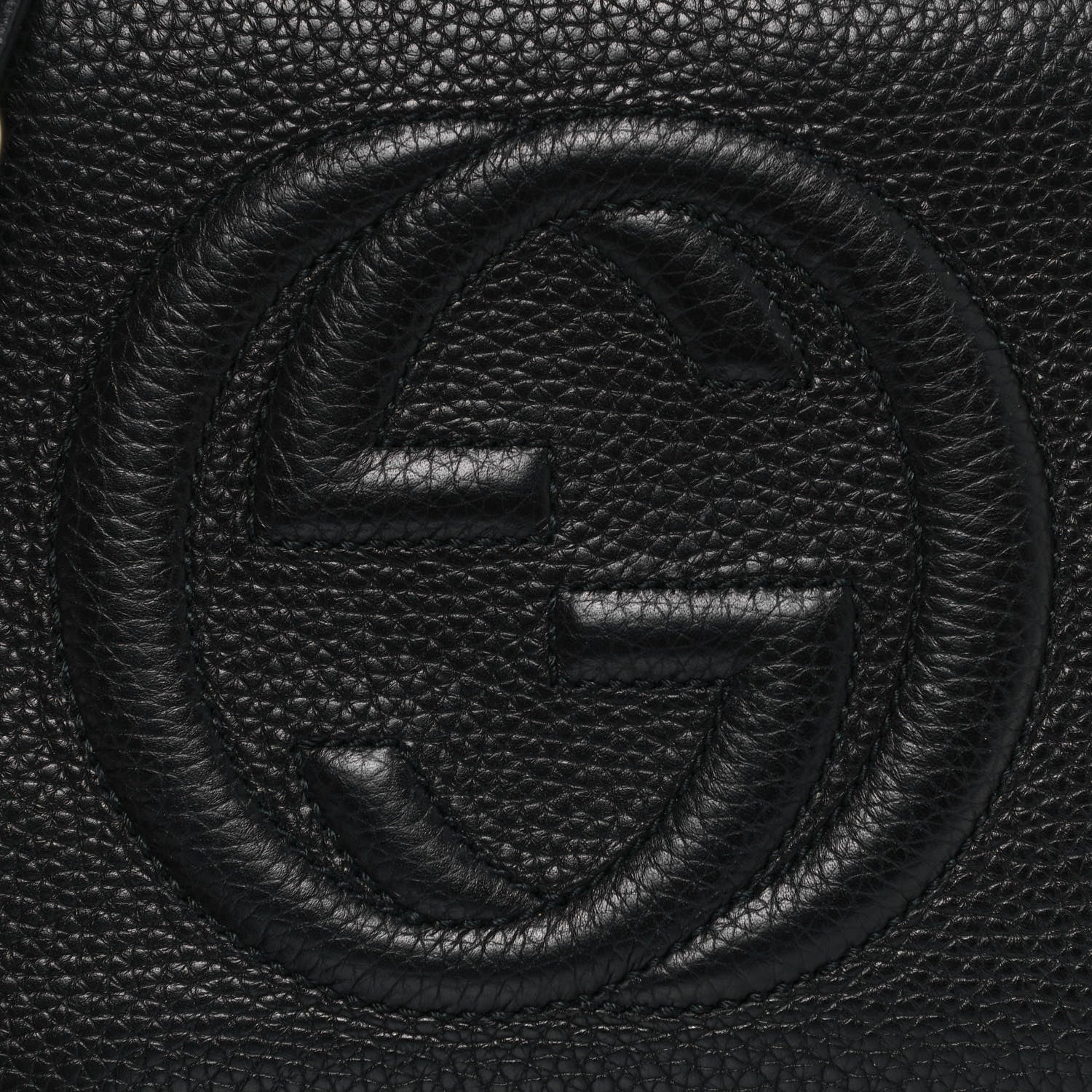 Gucci Pebbled Calfskin Small Soho Disco Bag Black 8 of 13
