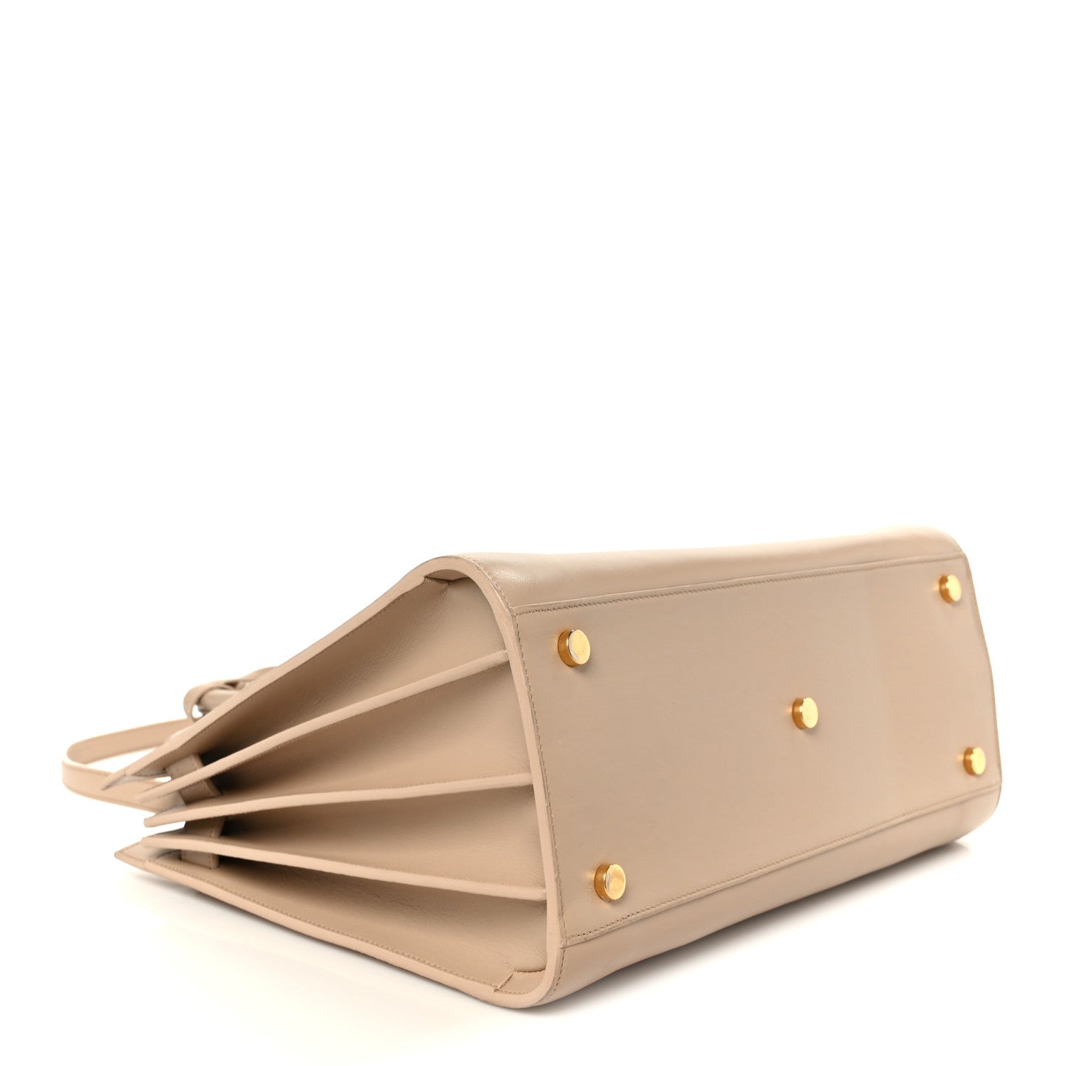Saint Laurent Calfskin Small Sac De Jour Dark Beige 4 of 12