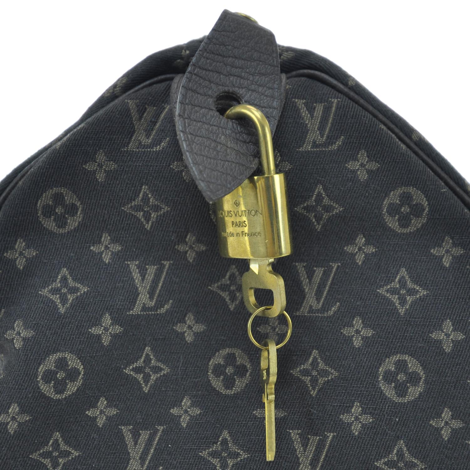 Louis Vuitton Mini Lin Speedy 30 Ebene 5 of 12