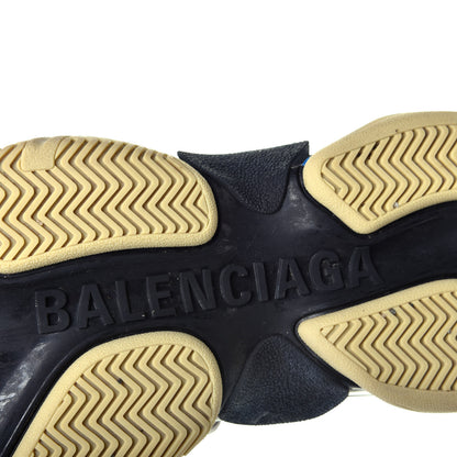 Balenciaga Fabric Mesh Womens Triple S Sneakers 38 White Purple Yellow 6 of 8