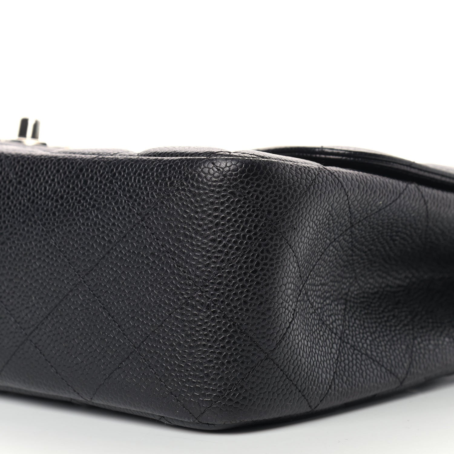 Chanel Caviar Quilted Jumbo Single Flap Black 9 of 12