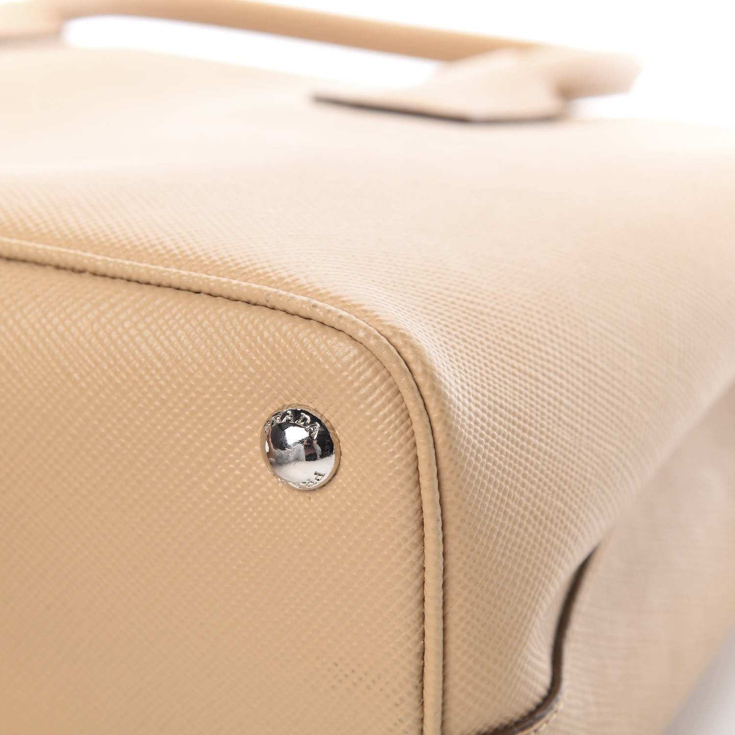 Prada Saffiano Cuir Twin Tote Noisette 11 of 15