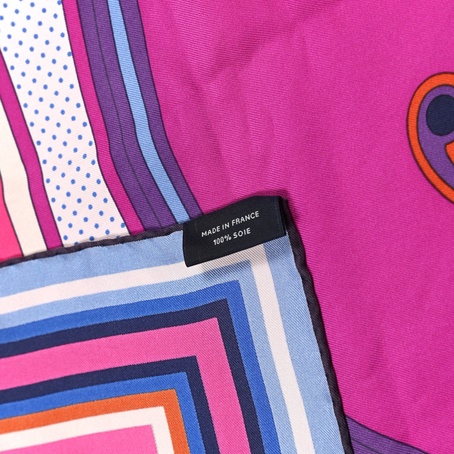Hermes Silk Washingtons Carriage Scarf 90 Fuchsia Rose Vif 2 of 5