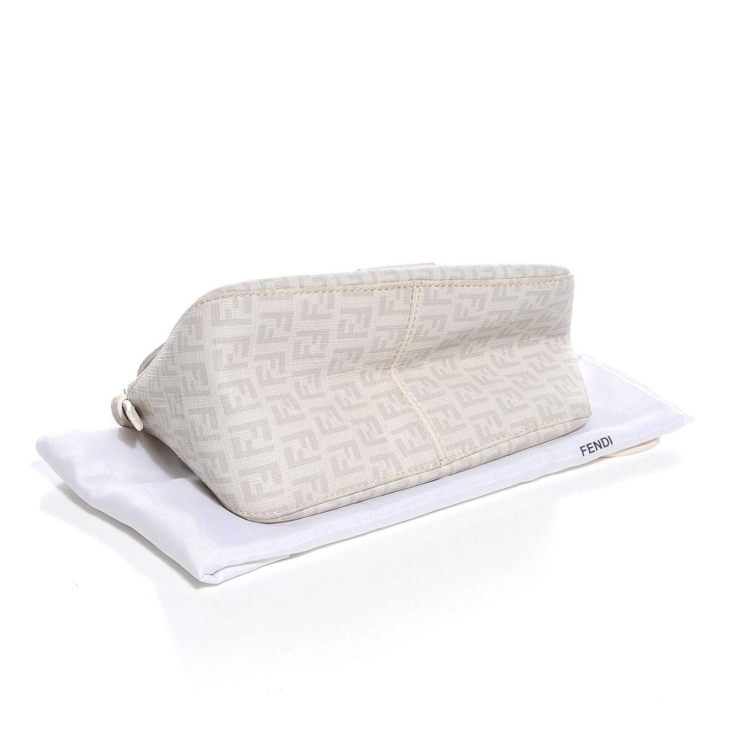 Fendi Zucchino Spalmati Forever Mini Mama Baguette White 4 of 9
