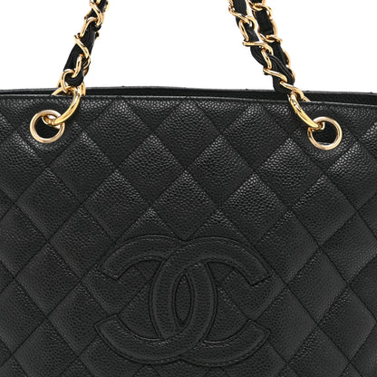 Chanel Caviar Quilted Petit Timeless Tote PTT Black 8 of 10