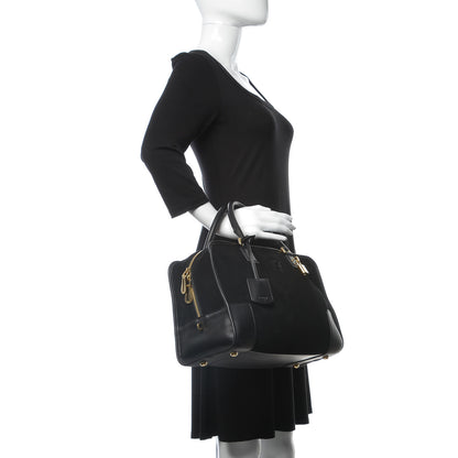 Loewe Suede Calfskin Amazona Black 2 of 6