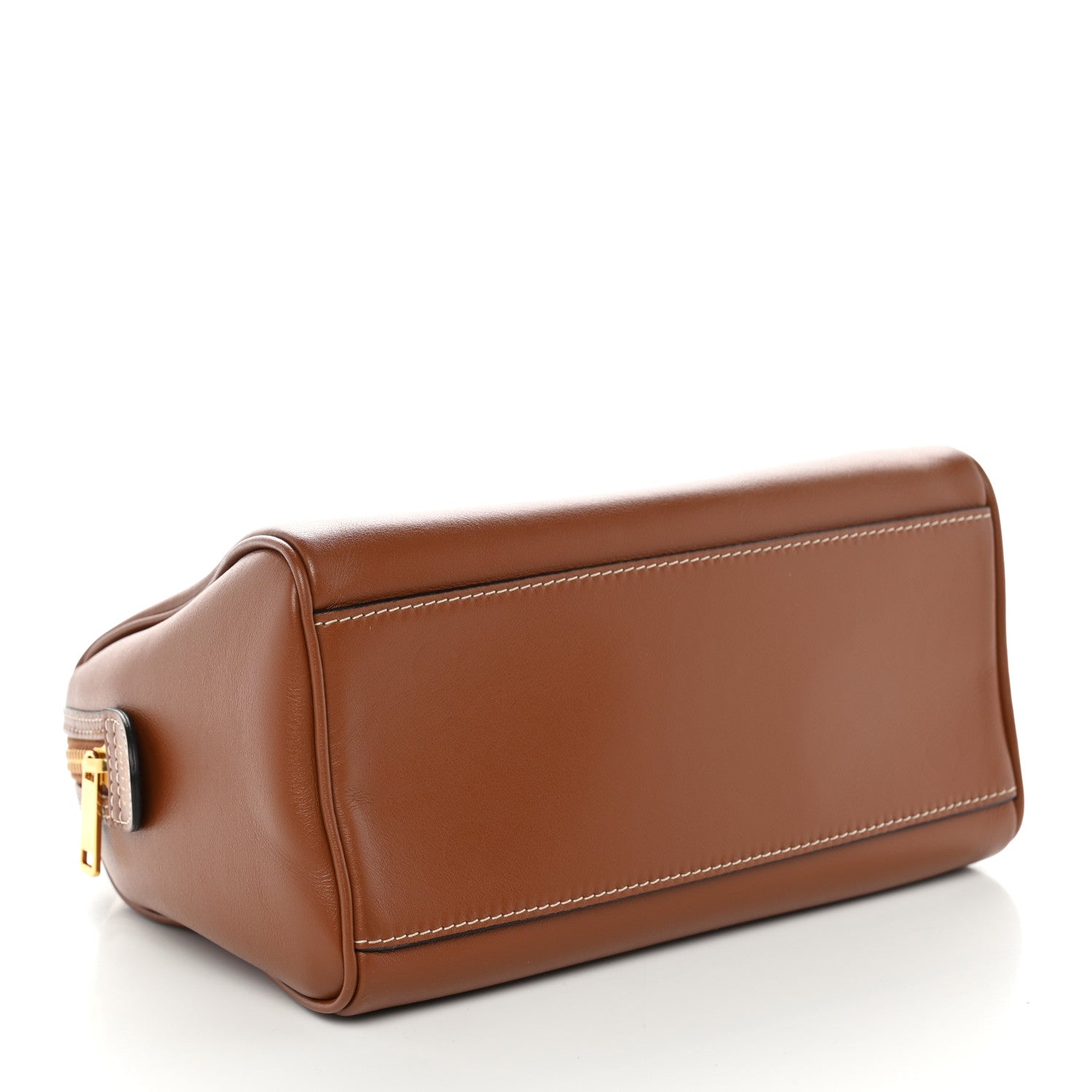 Celine Smooth Calfskin Triomphe Small Boston Bag Tan 4 of 12