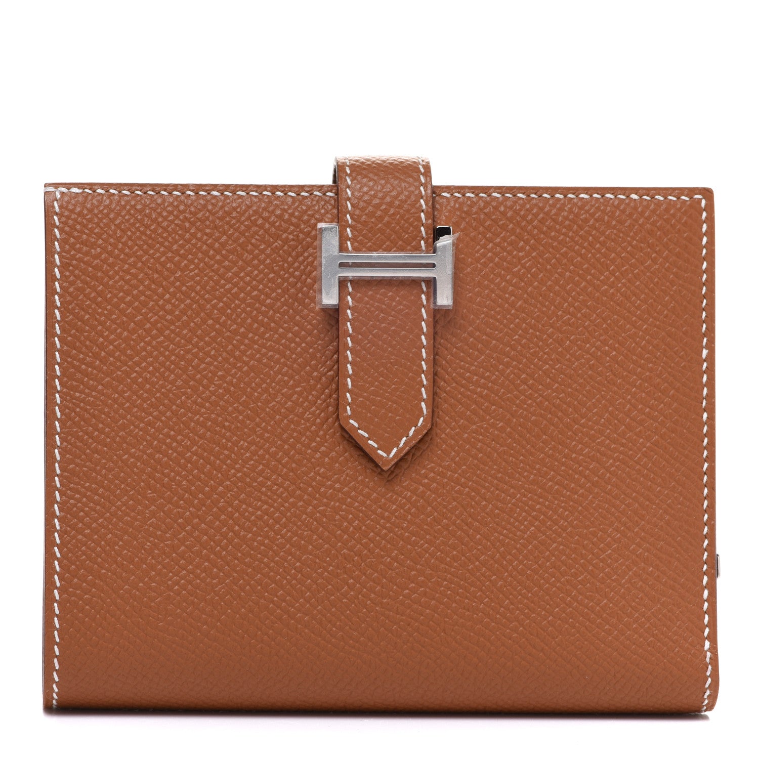 Hermes Epsom Bearn Compact Wallet Gold 1 of 8