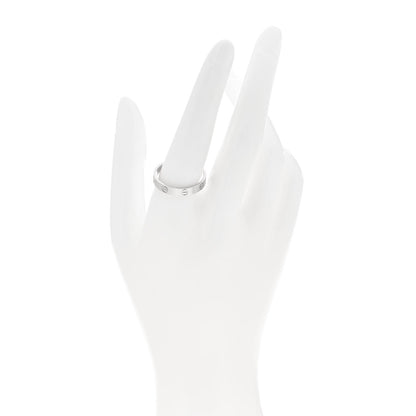 Cartier 18K White Gold 3.5mm LOVE Wedding Band Ring 61 9.5 2 of 5
