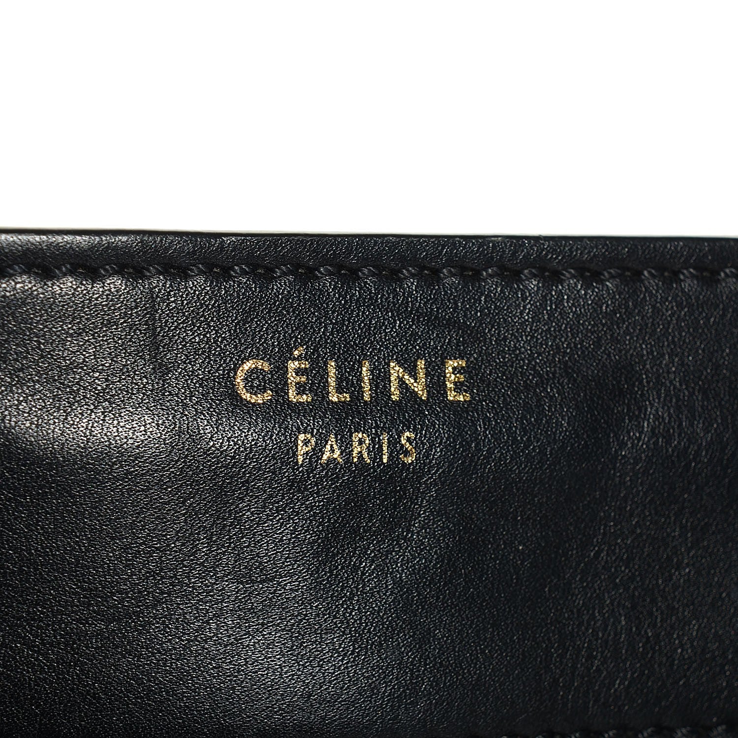 Celine Smooth Calfskin Mini Luggage Black 8 of 8