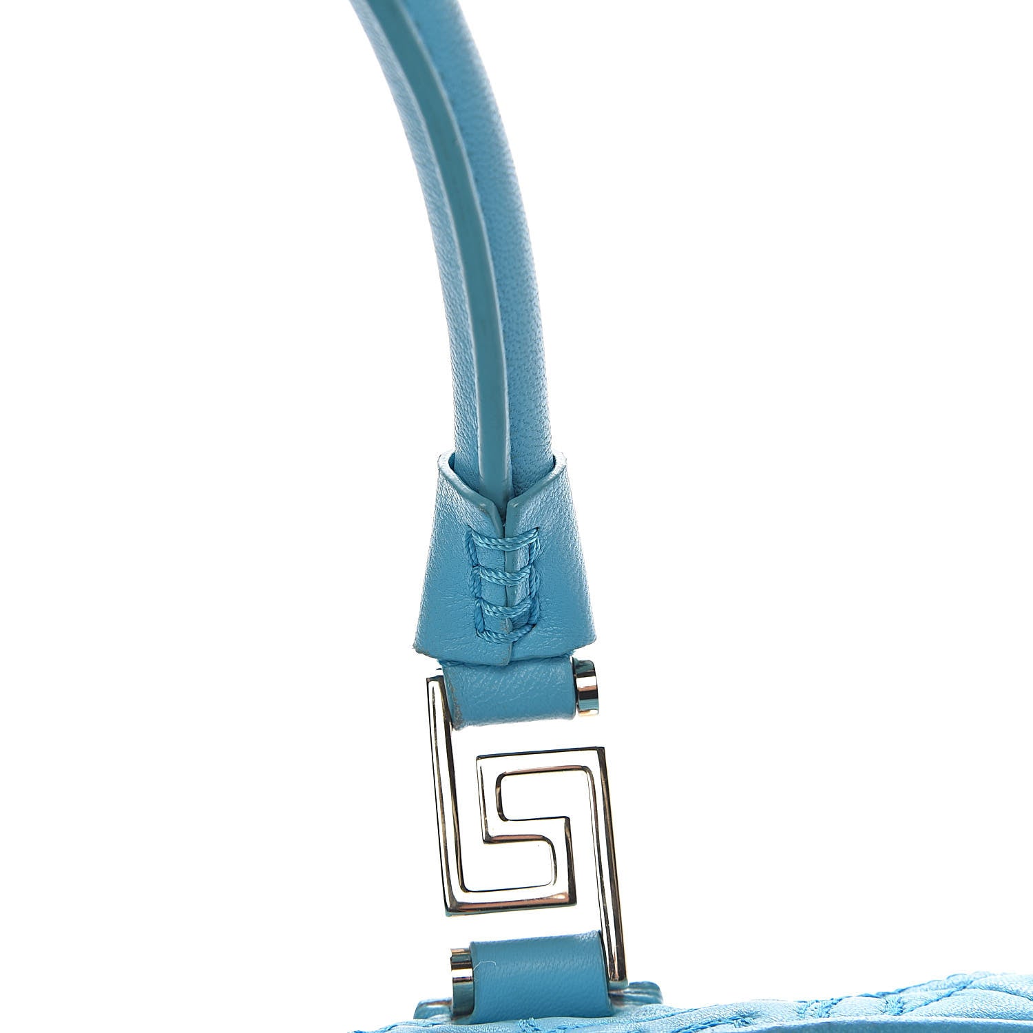 Versace Barocco Quilted Nappa Vanitas Demetra Bag Blue 12 of 17