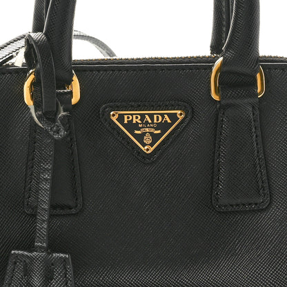 Prada Saffiano Lux Mini Promenade Tote Black 8 of 11