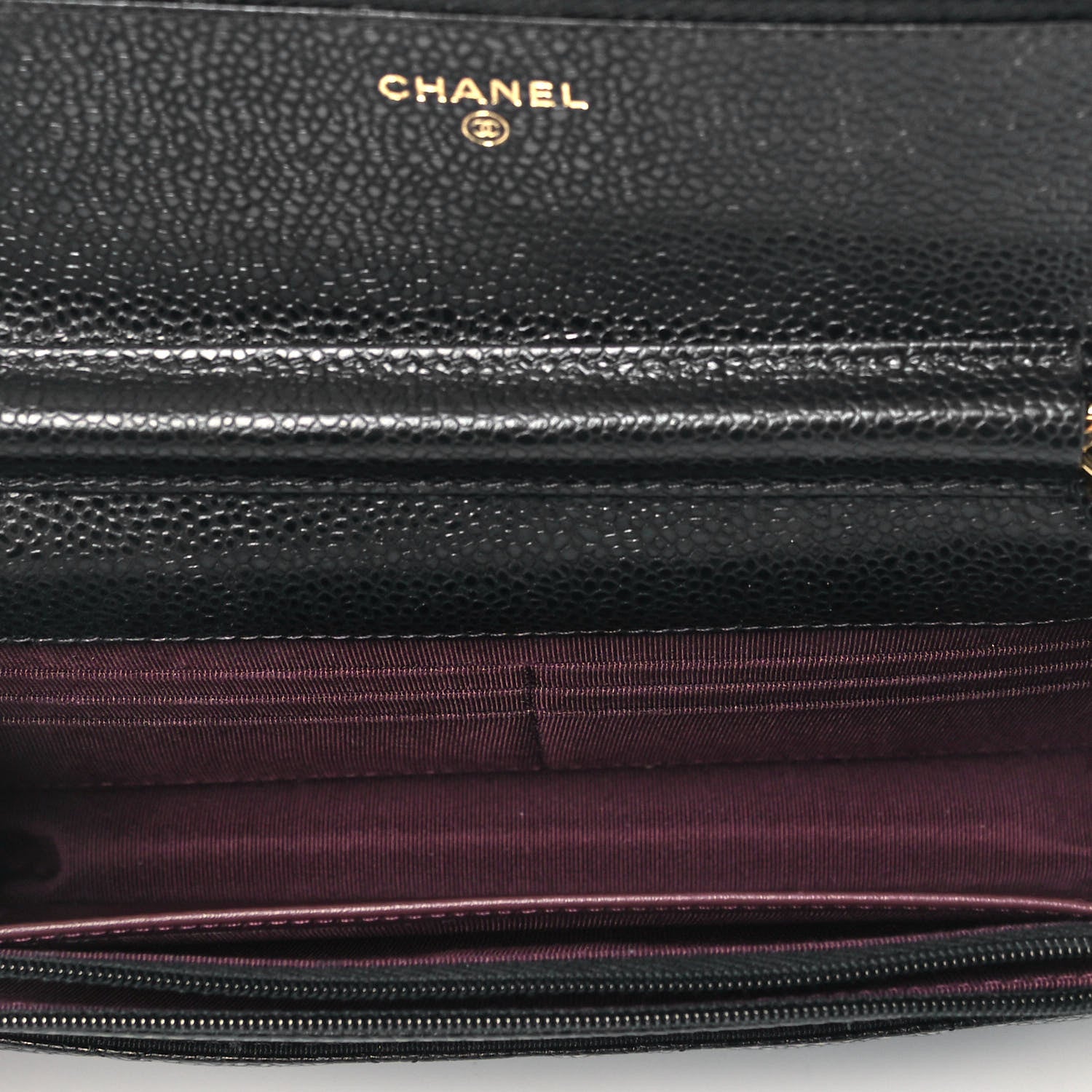 Chanel Caviar Quilted Wallet On Chain WOC Black 5 of 9