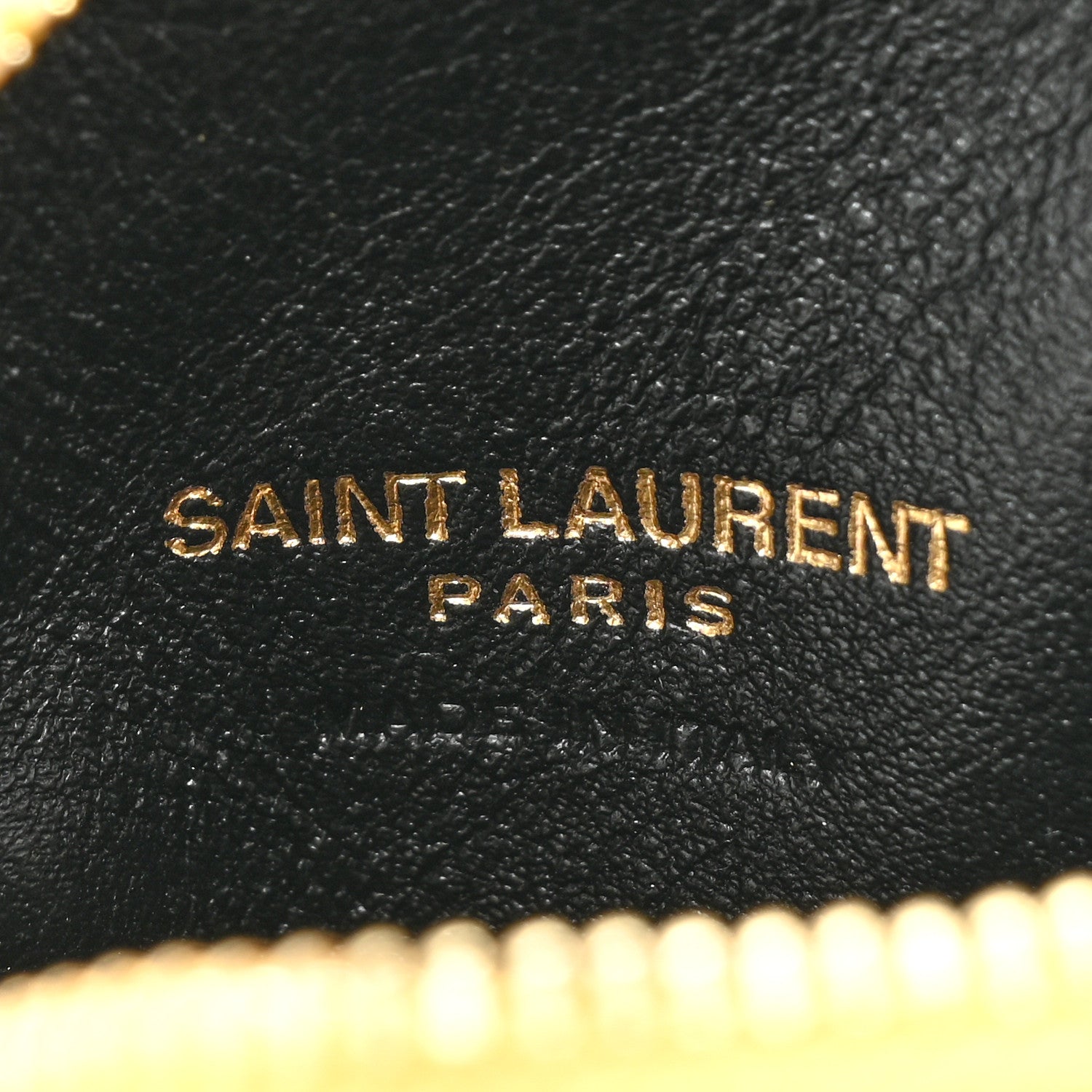 Saint Laurent Suede Lambskin Jaime Cube Charm Keychain Sunflower 6 of 14