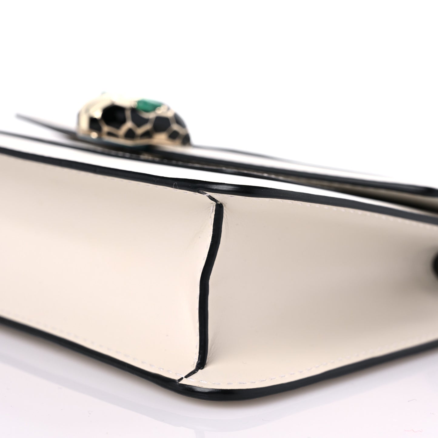 Calfskin Serpenti Forever Crossbody Bag White