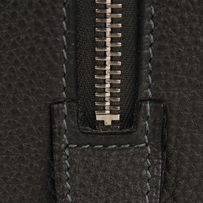 Hermes Toile Taurillon Clemence Victoria II 43 Ecru Graphite 16 of 16