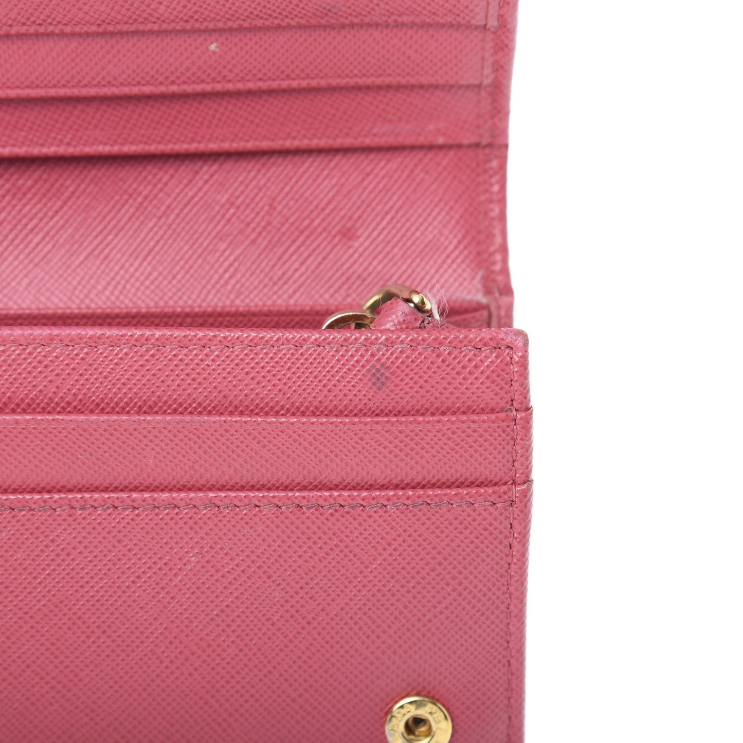 Saffiano Bow Continental Wallet Peonia