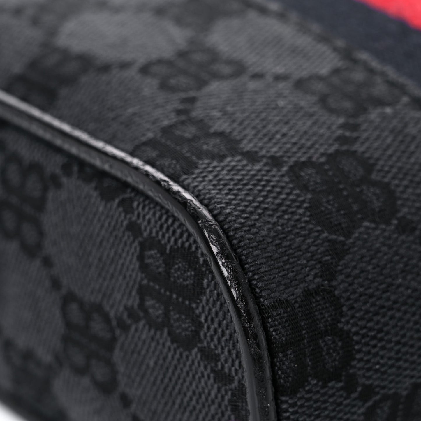 X BALENCIAGA BB Monogram Web Mini Ophidia Messenger Black