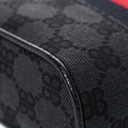 Gucci X BALENCIAGA BB Monogram Web Mini Ophidia Messenger Black 9 of 15