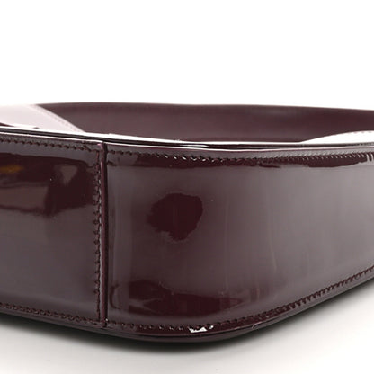 Saint Laurent Patent Le 5 A 7 Hobo Bordeaux 10 of 10