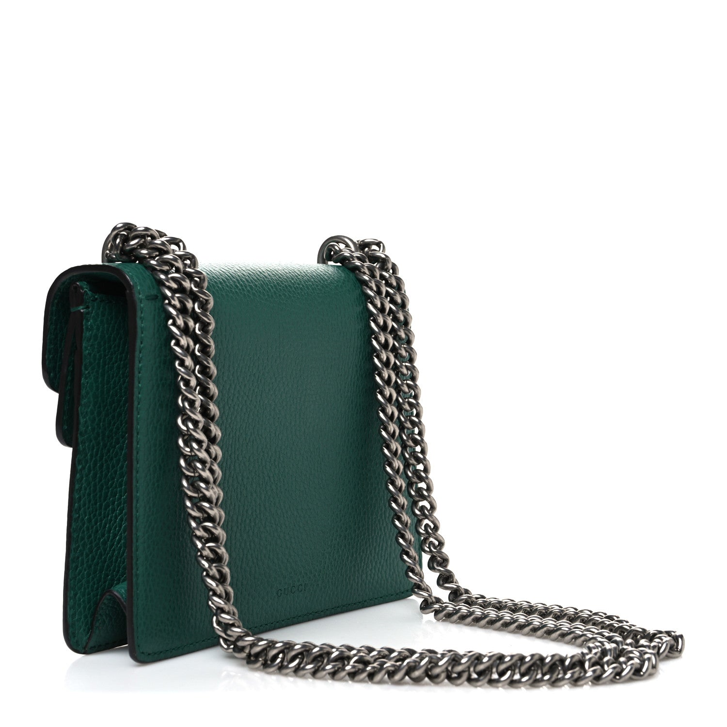 Gucci Calfskin Mini Dionysus Shoulder Bag Emerald 3 of 11