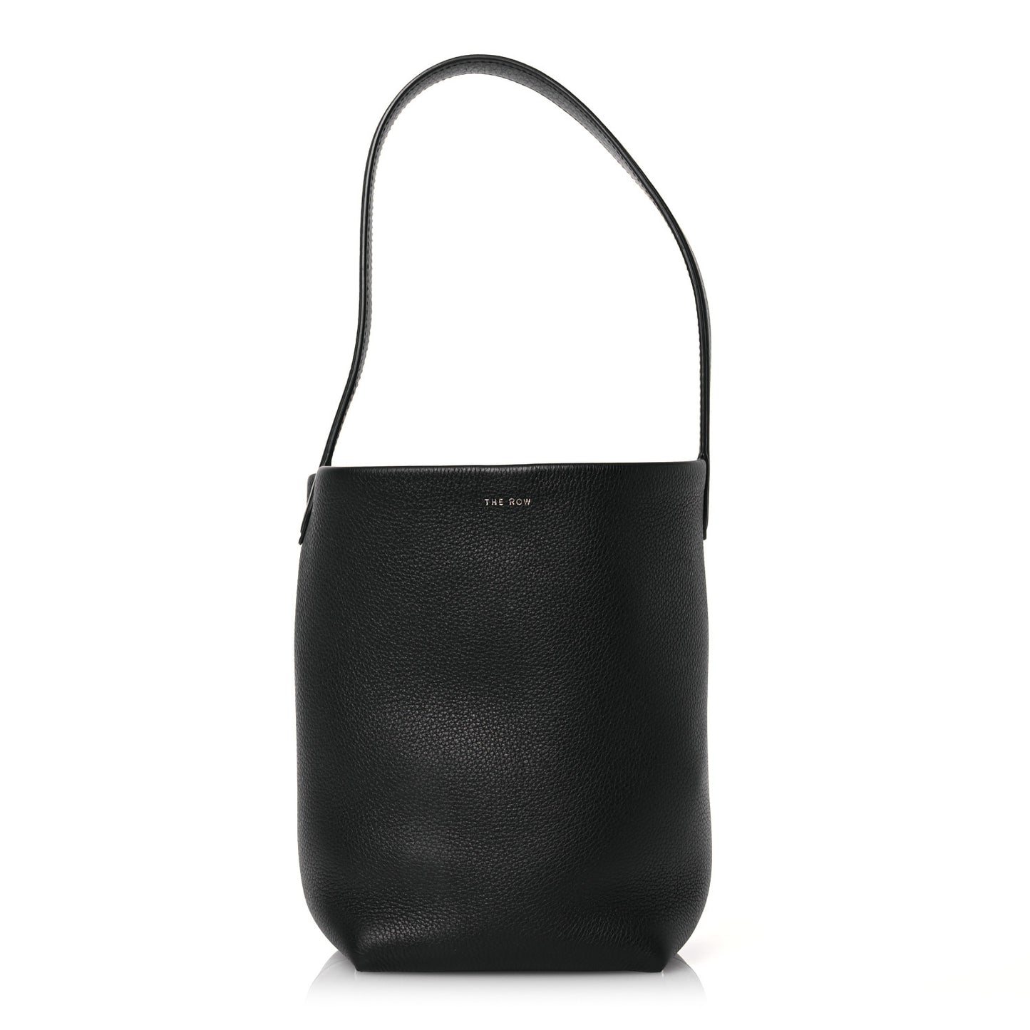 Grained Calfskin Small N/S Park Tote Black