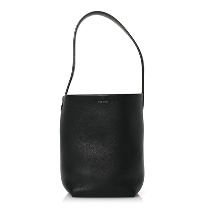The Row Grained Calfskin Small N/S Park Tote Black 1 of 12