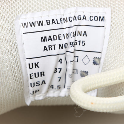 Balenciaga Rubber Mesh Tri-Color Womens Track.2 Open Sneakers 37 Mint Light Beige Grey 8 of 9