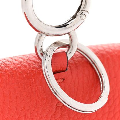 Fendi Cuoio Romano Micro Baguette Charm Papavero 9 of 11