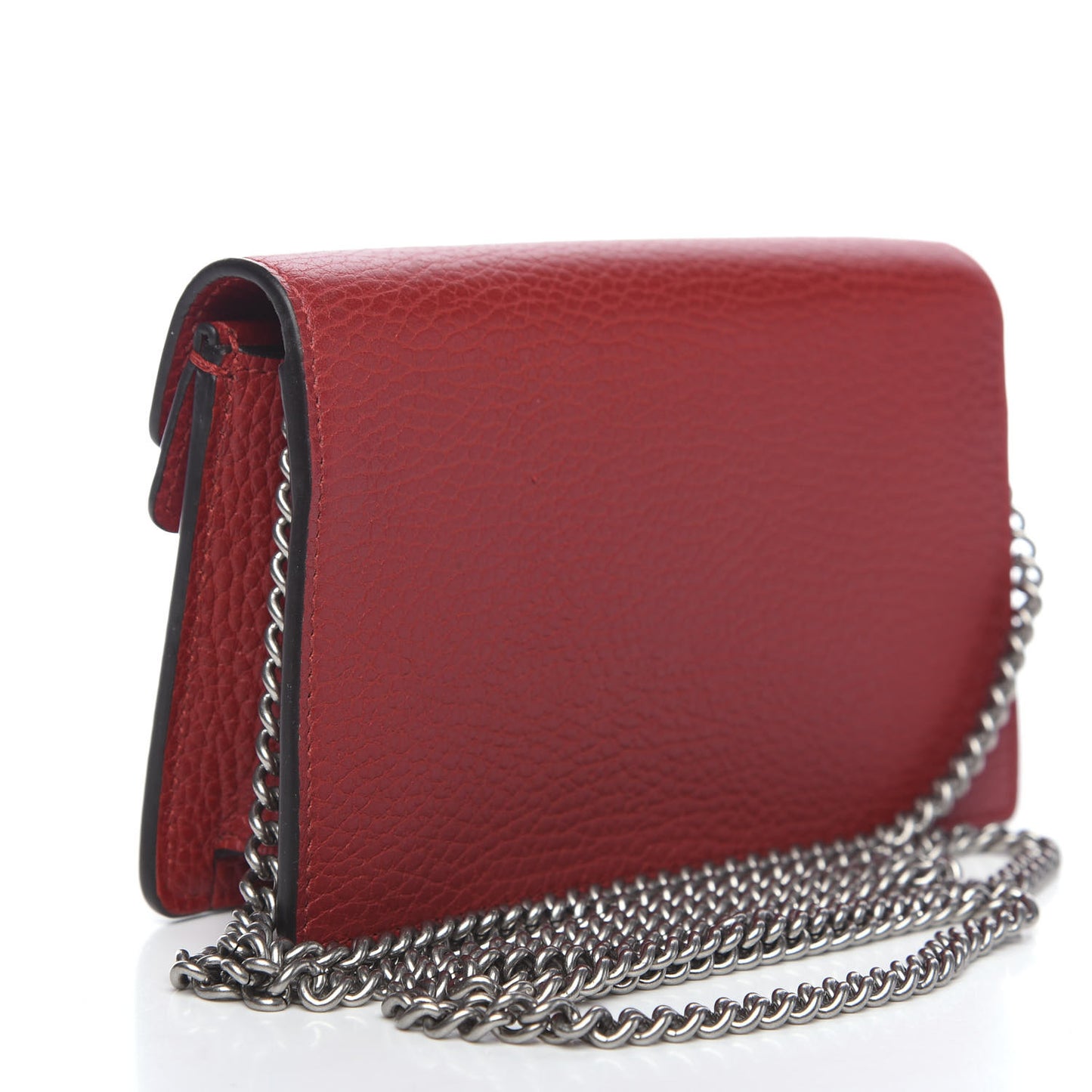 Calfskin Super Mini Dionysus Shoulder Bag Hibiscus Red