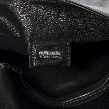 Fendi Calfskin Big Forever Mama Baguette Black 8 of 11