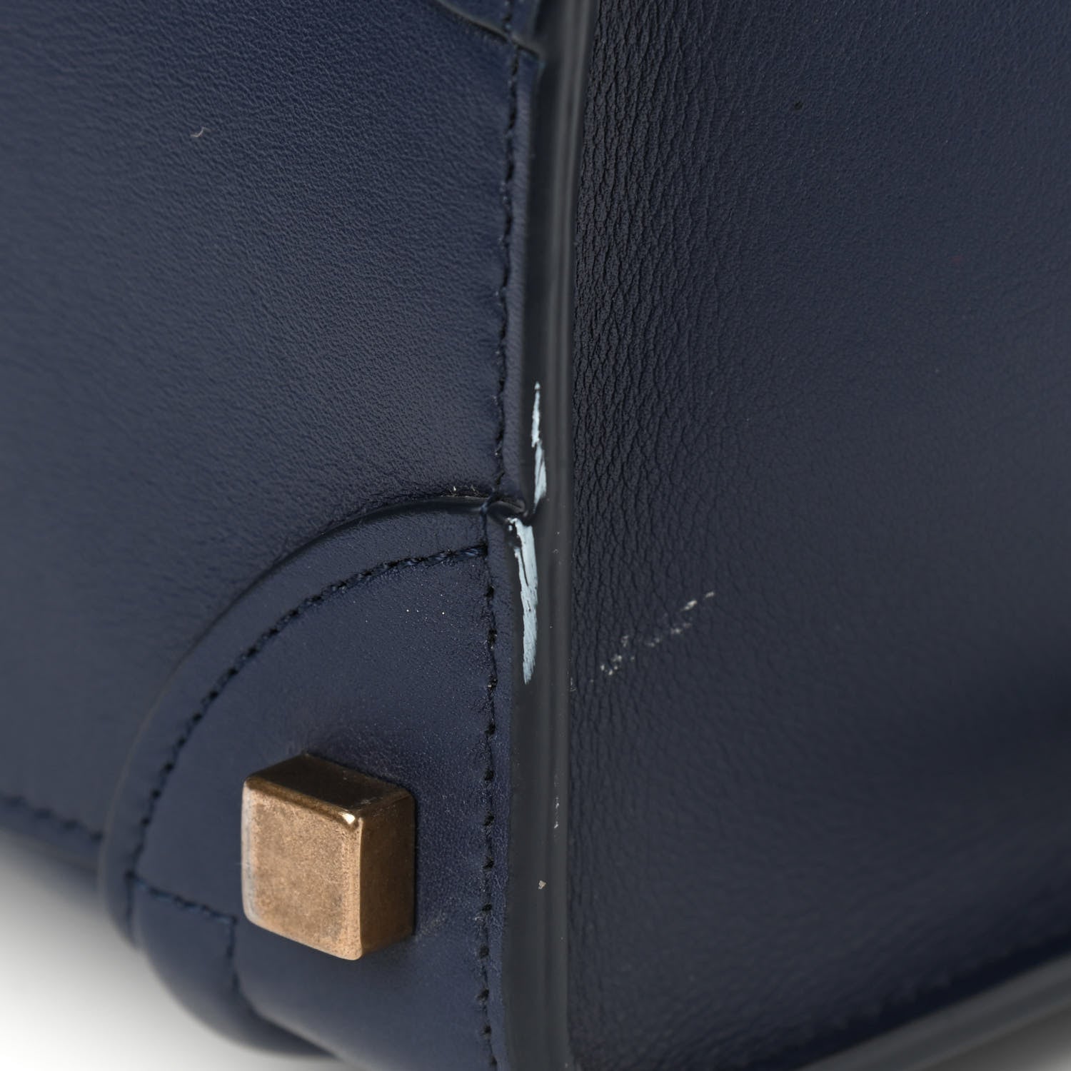 Celine Smooth Calfskin Micro Luggage Ink 9 of 10