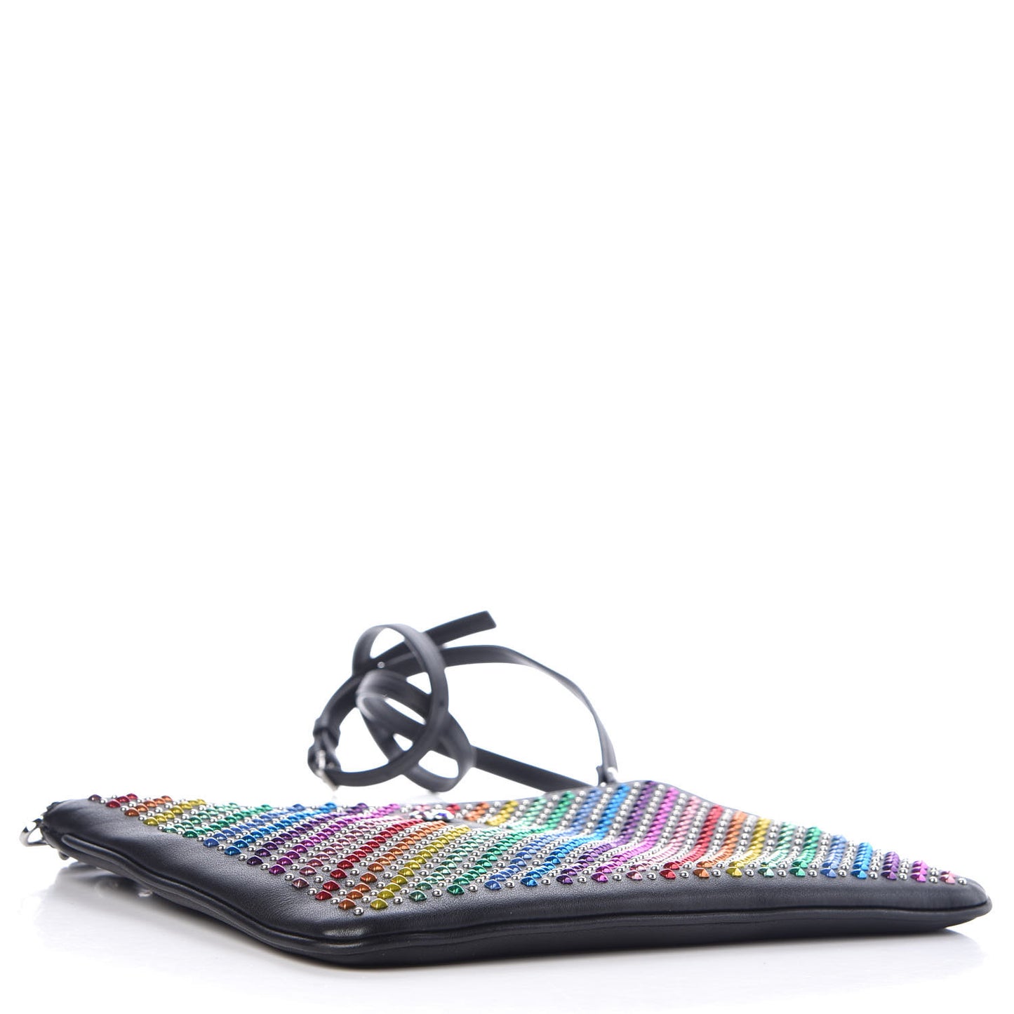 Nappa Studded Medium Skyoptic Roboter Pouch Multicolor