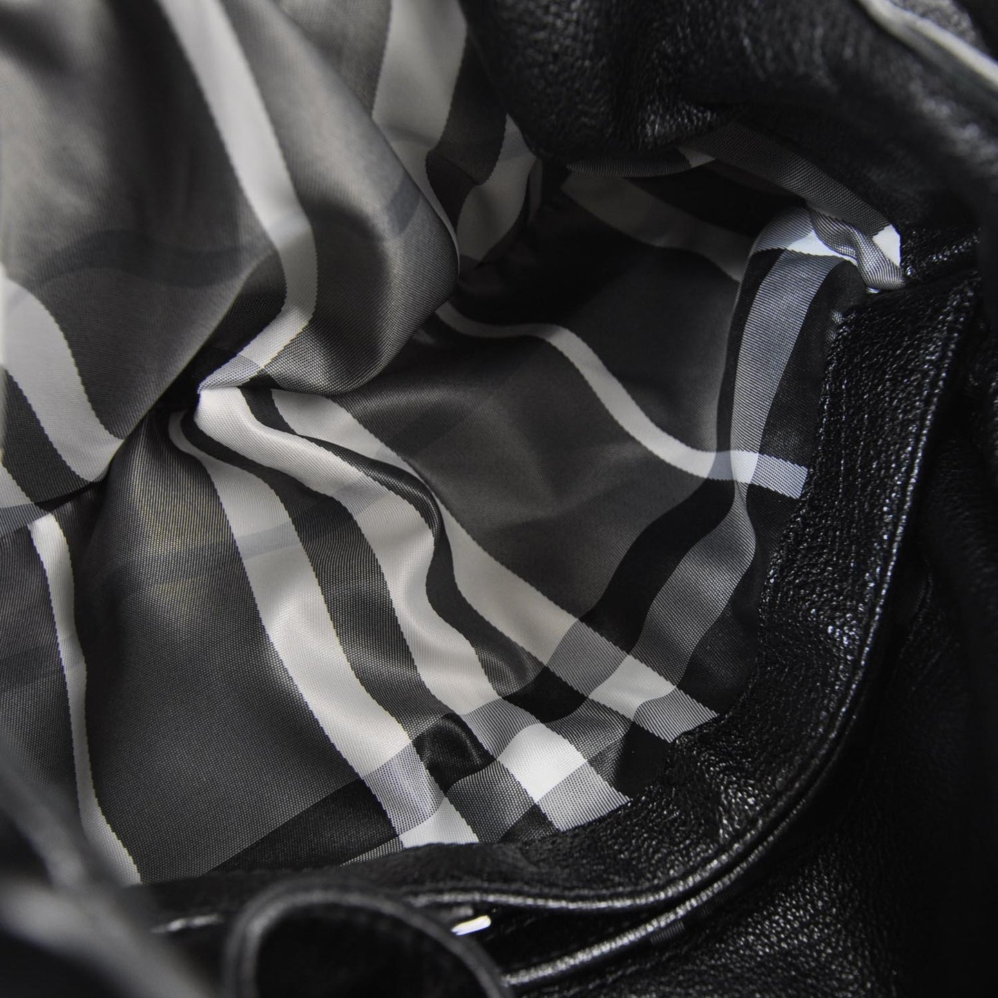 Prorsum Leather Warrior Hobo Black