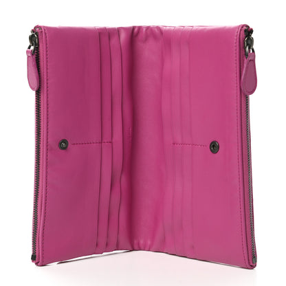 Bottega Veneta Nappa Intrecciato Double Zip Clutch Wallet Ametista 6 of 12