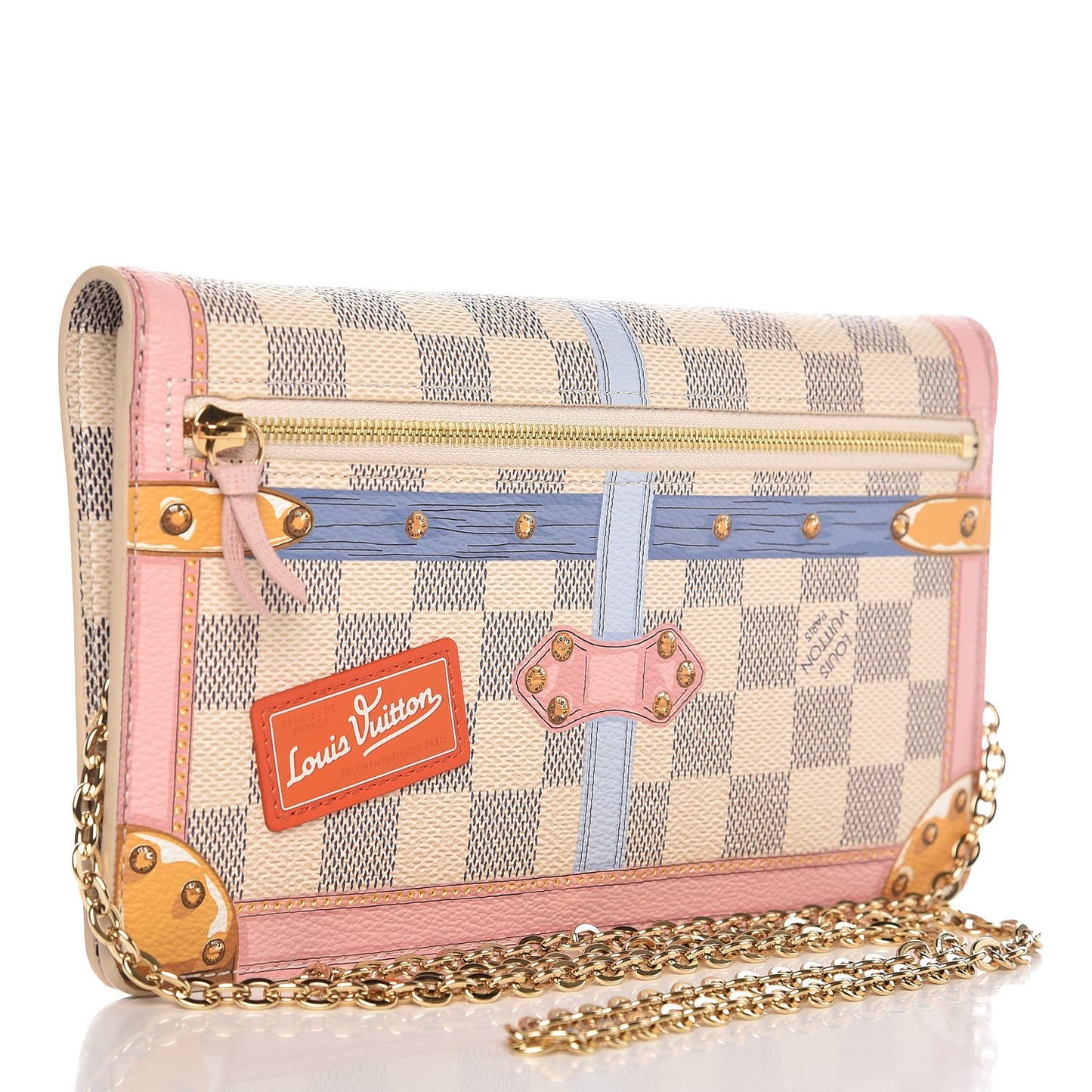Damier Azur Summer Trunks Pochette Weekend
