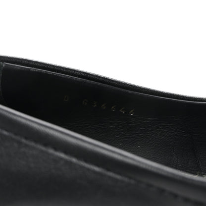Chanel Lambskin Quilted CC Turnlock Loafers 38 Black 9 of 10
