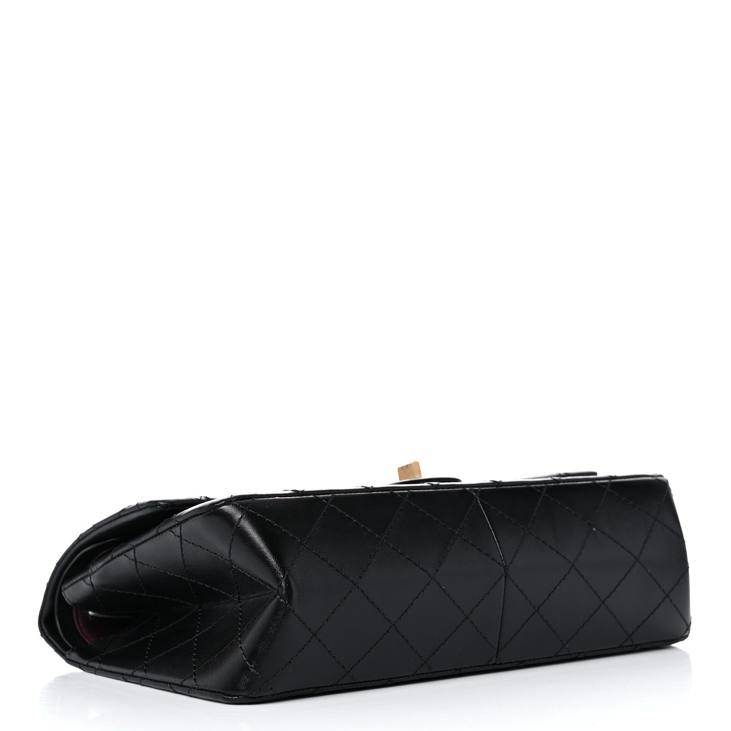 Aged Calfskin Quilted 2.55 Reissue 226 Flap Black