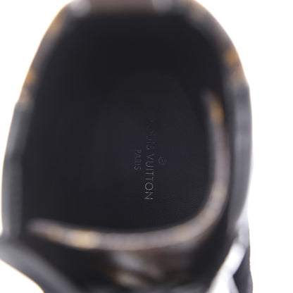 Louis Vuitton Suede Calfskin Monogram Laureate Platform Desert Boots 37.5 Black 8 of 11