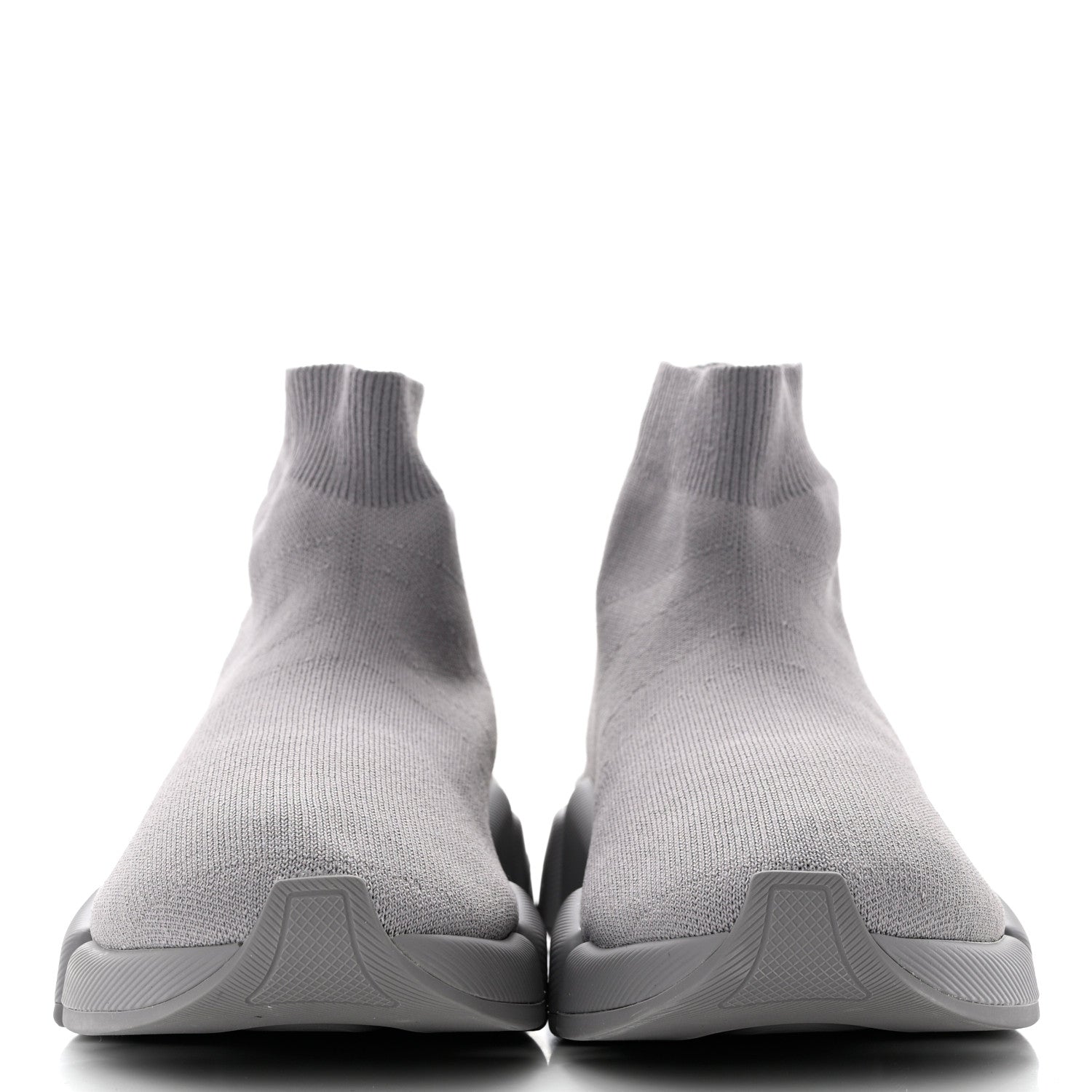 Balenciaga Technical 3D Recycled Knit Womens Speed 2.0 Sneakers 39 Monocolor Grey 2 of 7