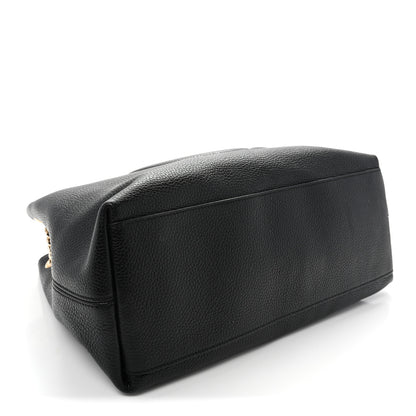 Gucci Pebbled Calfskin Medium Soho Chain Shoulder Bag Black 4 of 10